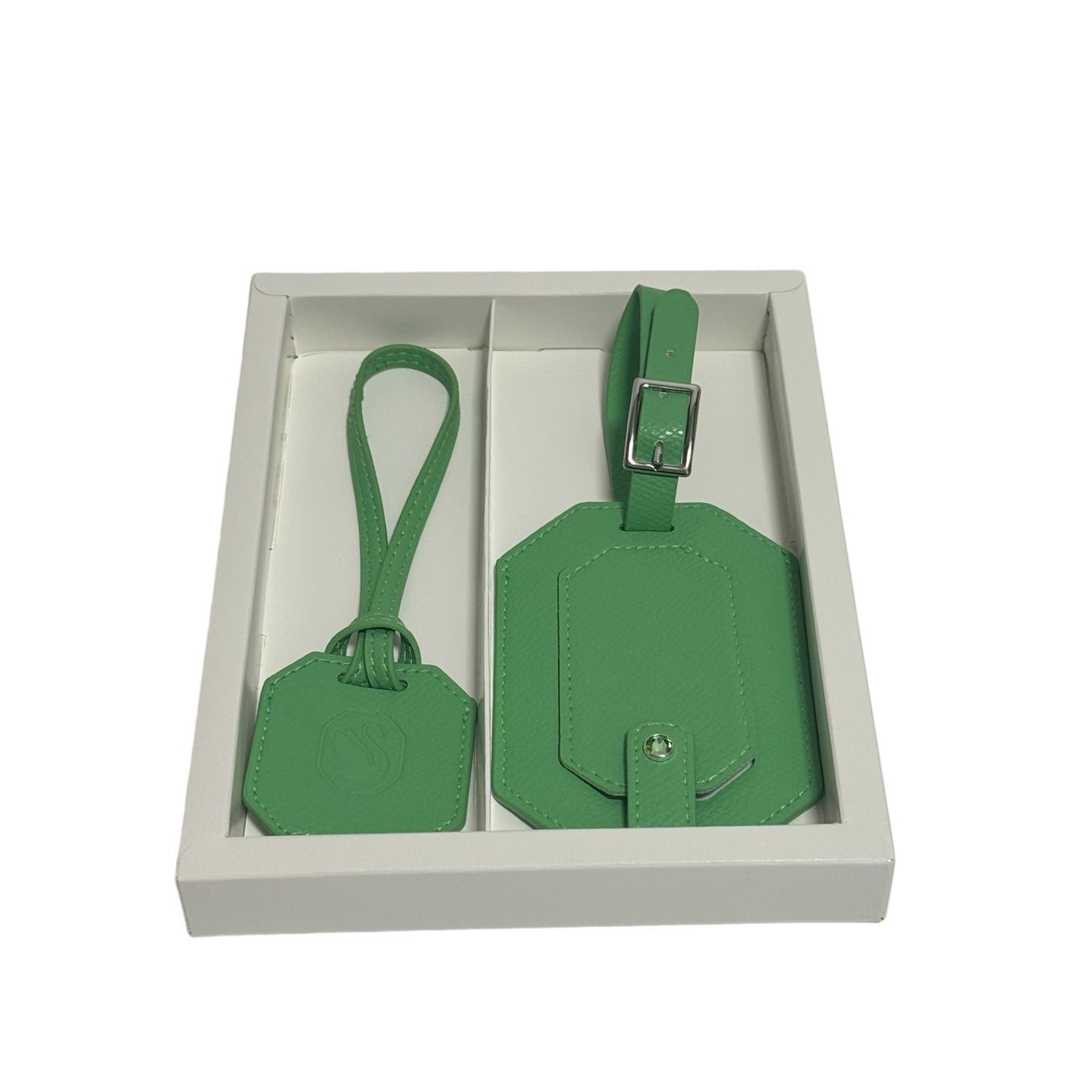 Swarovski Luggage Tag And Tag Holder Green